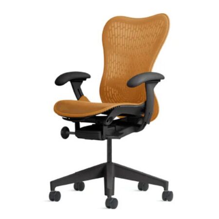 Herman CPH Bürostuhl Mirra 2 von Herman Miller Ochre, Graphit