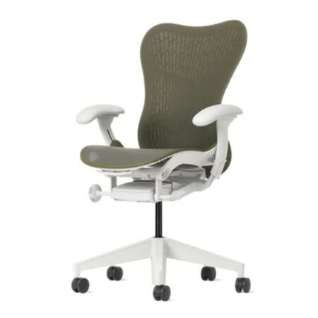 Herman CPH Bürostuhl Mirra 2 von Herman Miller Olive, Alpine