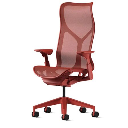 Herman CPH Bürostuhl Cosm von Herman Miller Canyon Rot, Gross - 1311 mm, Höhenverstellbar