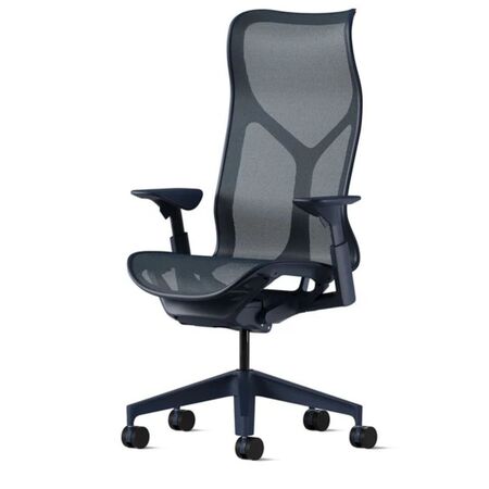 Herman CPH Bürostuhl Cosm von Herman Miller Dunkelblau Nightfall, Gross - 1311 mm, Höhenverstellbar