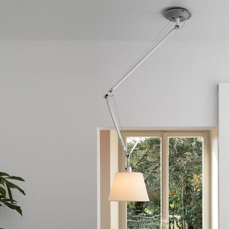 Artemide Body Tolomeo Pendelleuchte Decentrata von Artemide  Aluminium-1