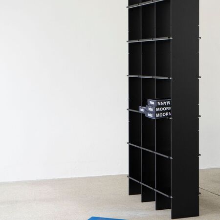 Nils Holger Moormann FNP - H: 223 cm - Breite Fächer - hoch Bicolor schwarz, B: 278.4 cm