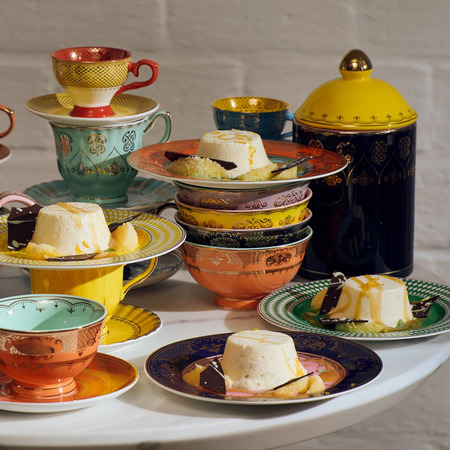 Pols Potten 4er Set Teller 'Grandpa' Porzellan