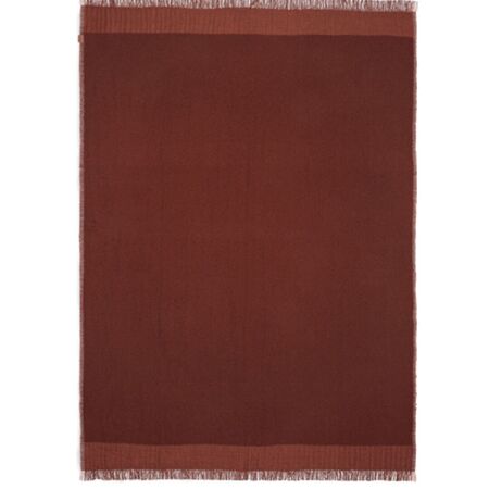Ferm Living Decke Weaver von Ferm Living  Red Brown