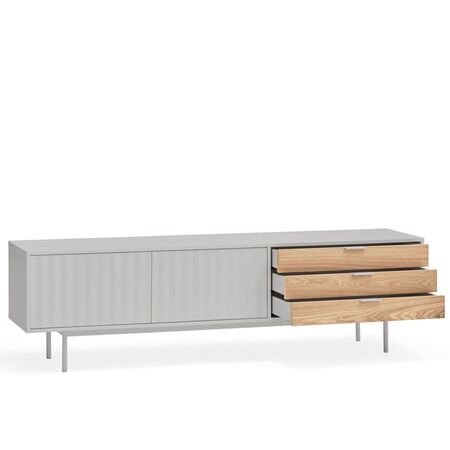 Teulat_Tv_Scale_Sierra_180_cm_With_Wooden_Doors_Matt_Light_Grey