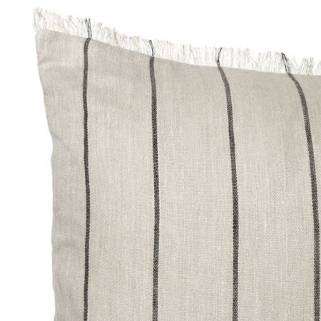 Ferm Living Calm Cushion Large B: 80 cm / H: 80 cm, Camel / Schwarz