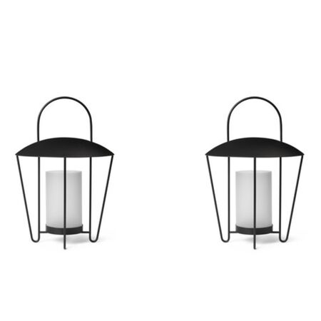 Ferm Living Abri Lantern Von Ferm Living Black