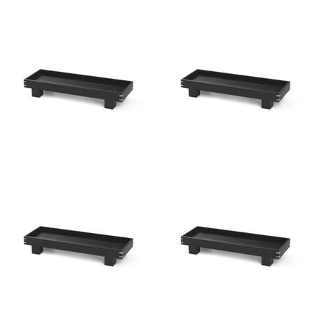 Ferm Living Holztablett Bon Wooden Von Ferm Living X-Small, Schwarz lackierte Eiche