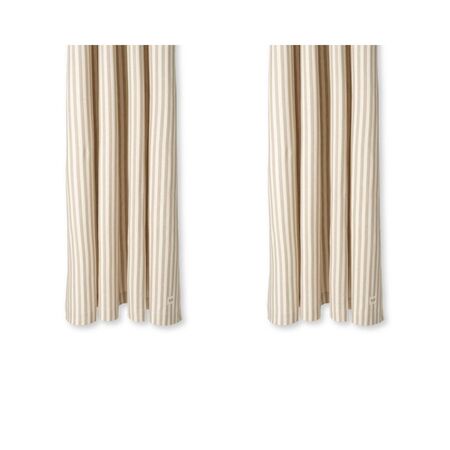 Ferm Living Duschvorhang Chambray von Ferm Living  Sand / Off-White