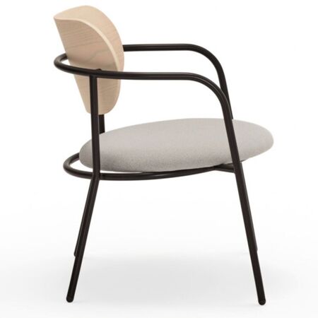 Teulat_Eclipse_Armlehnstuhl_Hell_Eiche_Schwarz