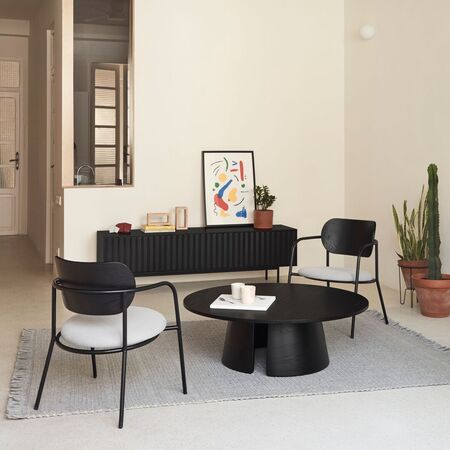 Teulat_Eclipse_Armlehnstuhl_Schwarz_Schwarz