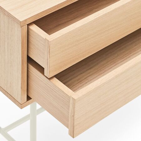 Teulat Teulat Yoko - Konsolentisch Eiche / Cream