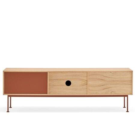 Teulat_Yoko_TV_Schrank_Brick_Red