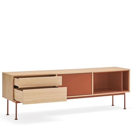 Teulat_Yoko_TV_Schrank_Brick_Red