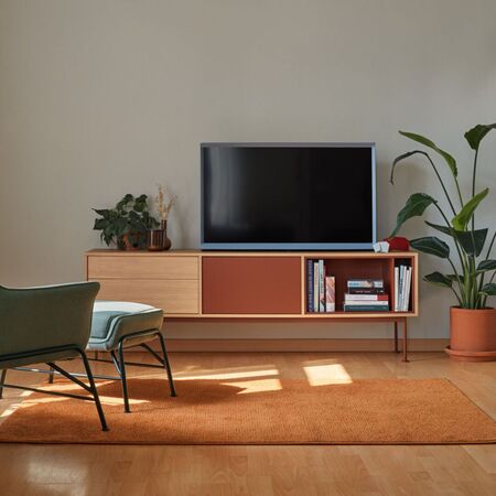 Teulat_Yoko_TV_Schrank_Brick_Red