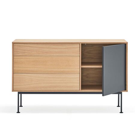 Teulat Teulat Yoko - Sideboard 1D Eiche / Anthrazit Grau