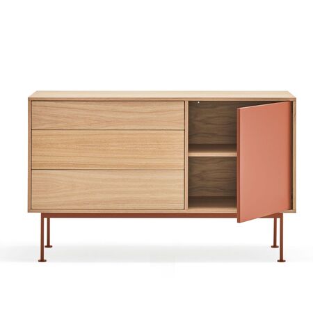 Teulat Teulat Yoko - Sideboard 1D Eiche / Brick