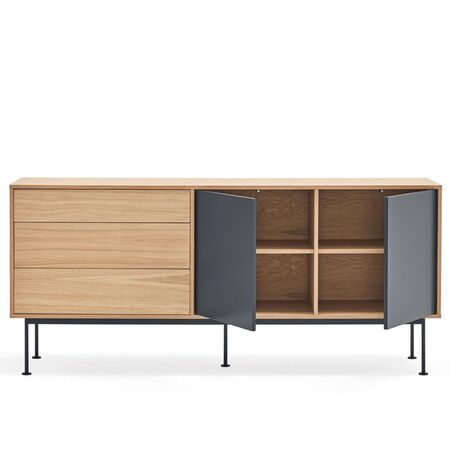 Teulat Teulat Yoko - Sideboard 2D Eiche / Anthrazit Grau