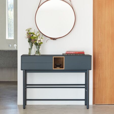 Teulat_Corvo_Konsolentisch_Grau_Anthrazit