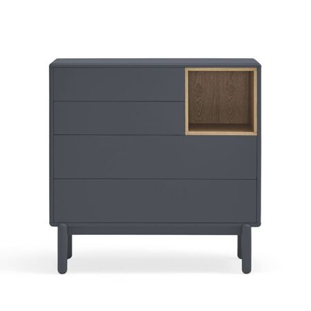 Teulat Teulat Corvo - Sideboard 4D Dunkel Anthrazit
