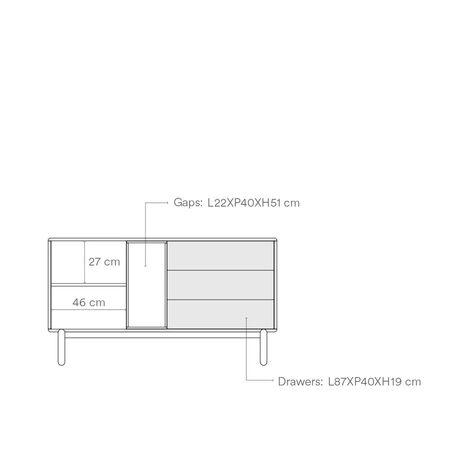 Teulat Teulat Corvo - Sideboard Details
