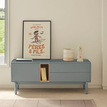 Teulat Teulat Corvo - TV Schrank Perlgrau