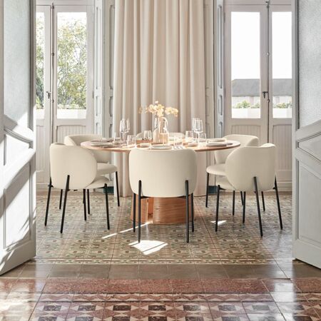 Teulat Teulat Mogi - Stuhl  Pu Leinen Valencia (107-1049)