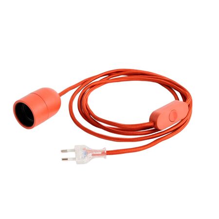 HAY Accessoires Kabelset Common  für Tischleuchte von Hay Rusty red cord set