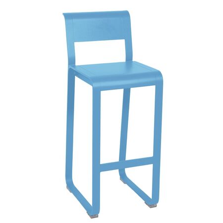 Fermob Barhocker Bellevie Mit Rückenlehne von Fermob													 Maya Blau E1