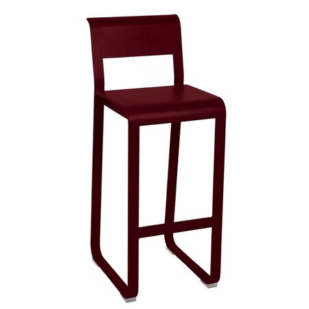 Fermob Barhocker Bellevie Mit Rückenlehne von Fermob													 Schwarzkirsche B9
