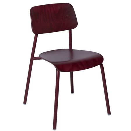Fermob Studie Lasierter Holzstuhl von Fermob Schwarzkirsche B9, Schwarzkirsche B9