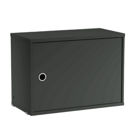 String Furniture Cabinet with swing Door Dunkelgrau, B: 58 cm, T: 30 cm