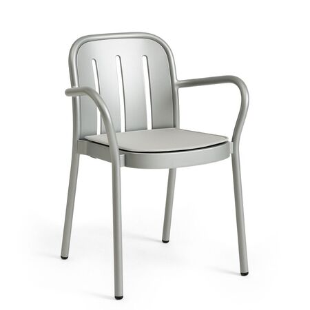 HAY Living Outdoor-Armlehnstuhl Deville von Hay Silver Grey