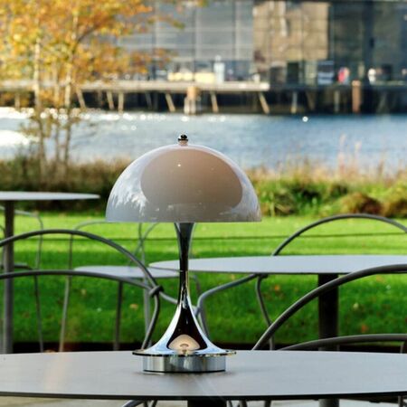 Louis Poulsen Tischleuchte Panthella 160 Portable Lamp Originals V3 von Louis Poulsen Blaugrau-3