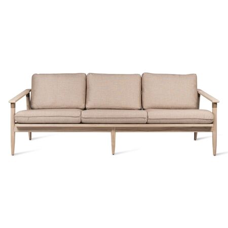 Vincent Sheppard Vincent Sheppard David Lounge Sofa 3S Gealtertes Teakholz