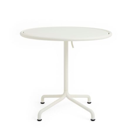 HAY Living Runder Gartentisch Deville von Hay Cream White, Ø: 80 cm