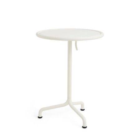 HAY Living Runder Gartentisch Deville von Hay Cream White, Ø: 55 cm 