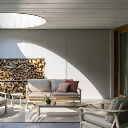 Vincent Sheppard Vincent Sheppard David Lounge Sofa 2S Gealtertes Teakholz