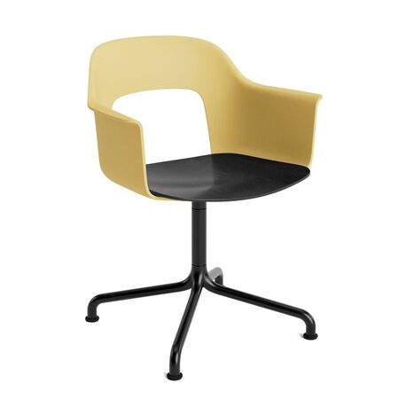 HAY Living Armlehnstuhl Layout 252 von Hay Biscotti, Schwarz pulverbeschichtet Aluminium, Black