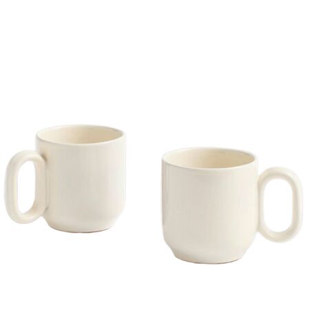 HAY Accessoires Barro Cup - Set of 2 Off-White