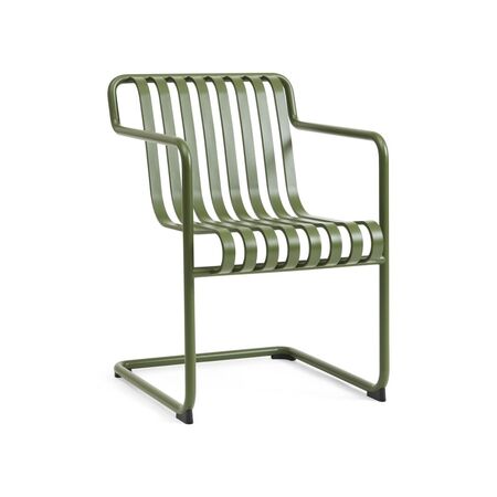 HAY Living Outdoor-Dining Armlehnstuhl Palissade Cantilever von Hay Olive