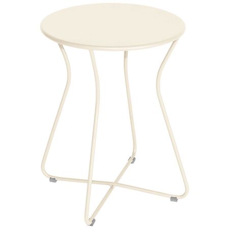 Fermob Cocotte Hocker Latte-Beige E8, Ø: 34 cm / H: 45 cm