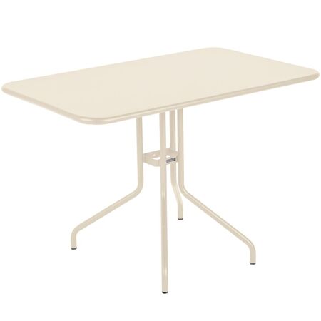 Fermob Tisch 'Pétale' Latte-Beige E8, B: 110 cm / T: 70 cm 