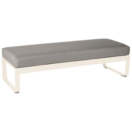Fermob Bellevie 2-Seater-Ottoman Latte-Beige E8, Taupe Grau B8