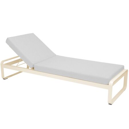 Fermob Bellevie Premium Sunlounger Latte-Beige E8, Grauweiss 81