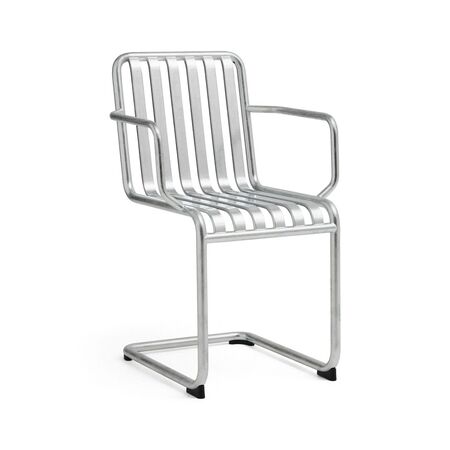 HAY Living Palissade Cantilever Armchair Hot galvanised