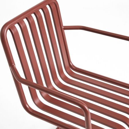 HAY Living Palissade Cantilever Armchair Iron Red