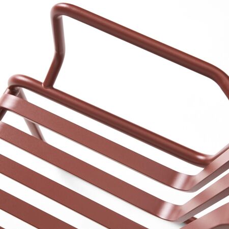 HAY Living Palissade Cantilever Armchair Iron Red