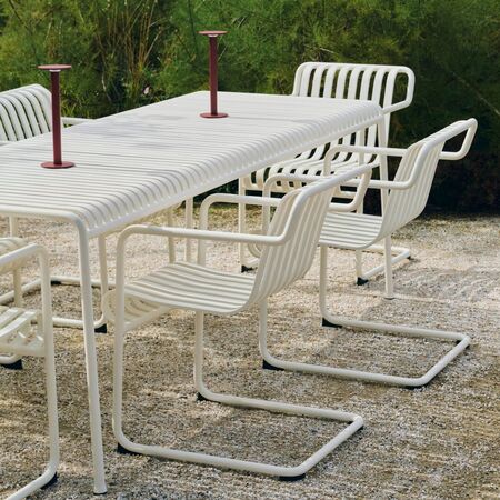 Outdoor-Dining Armlehnstuhl Palissade Cantilever 4er Set von Hay