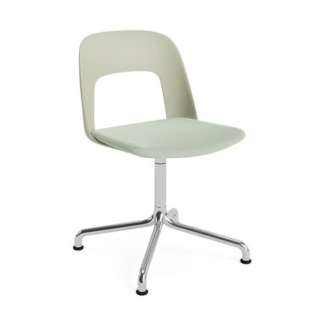 HAY Living Stuhl Layout 153 von Hay Pastel Green / Relate - 921, Aluminium poliert